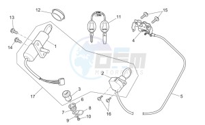 SR R and R Factory 50 IE-Carb drawing Lock hardware kit