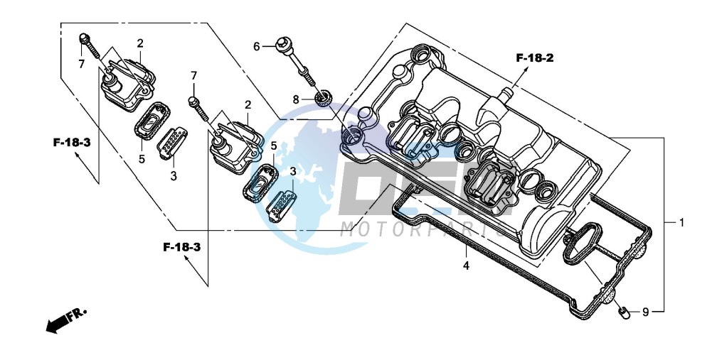 CYLINDER HEAD COVER (CBF600S8/SA8/N8/NA8)