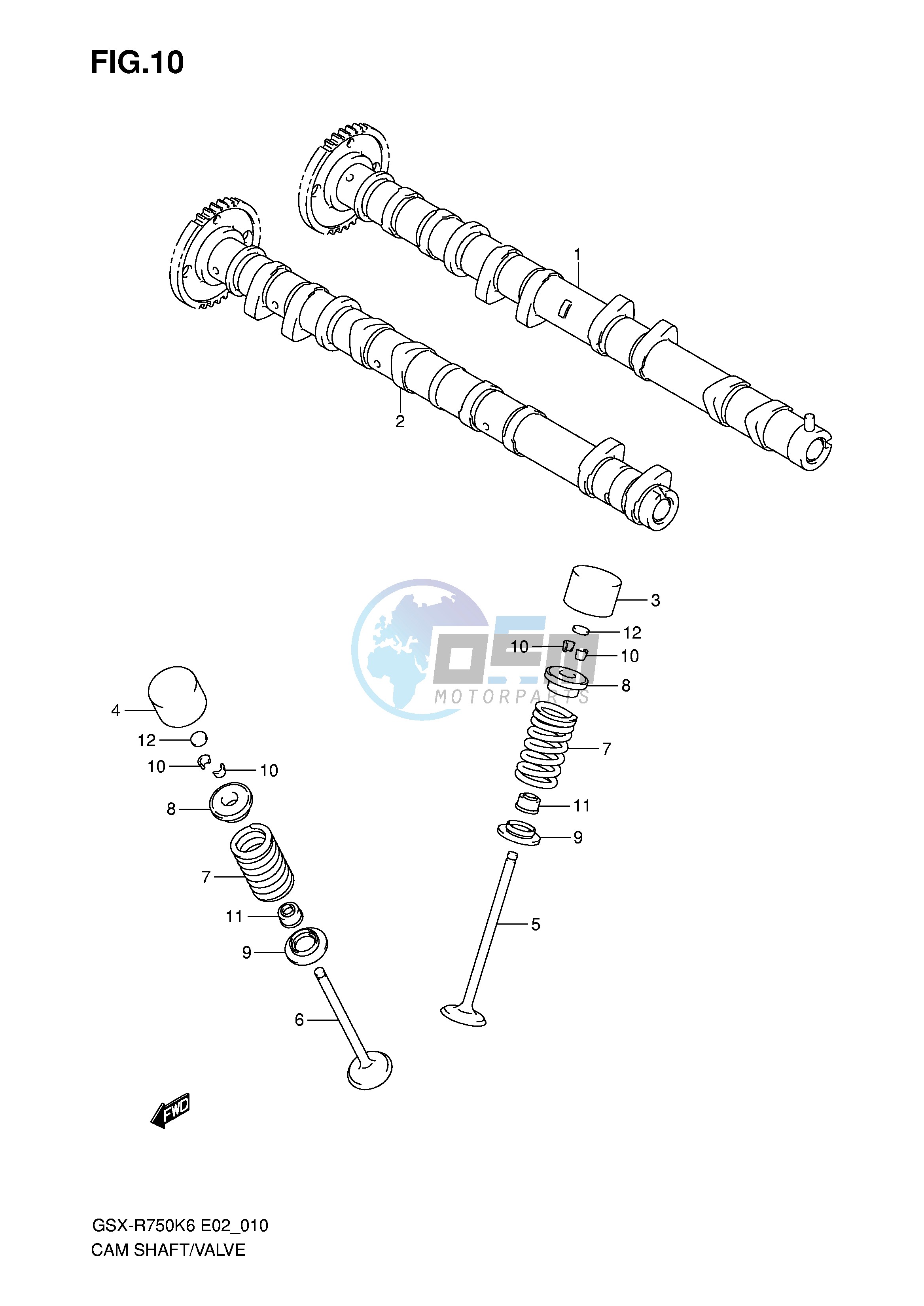 CAM SHAFT - VALVE