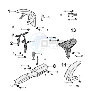 XR6 E EX drawing FENDERS