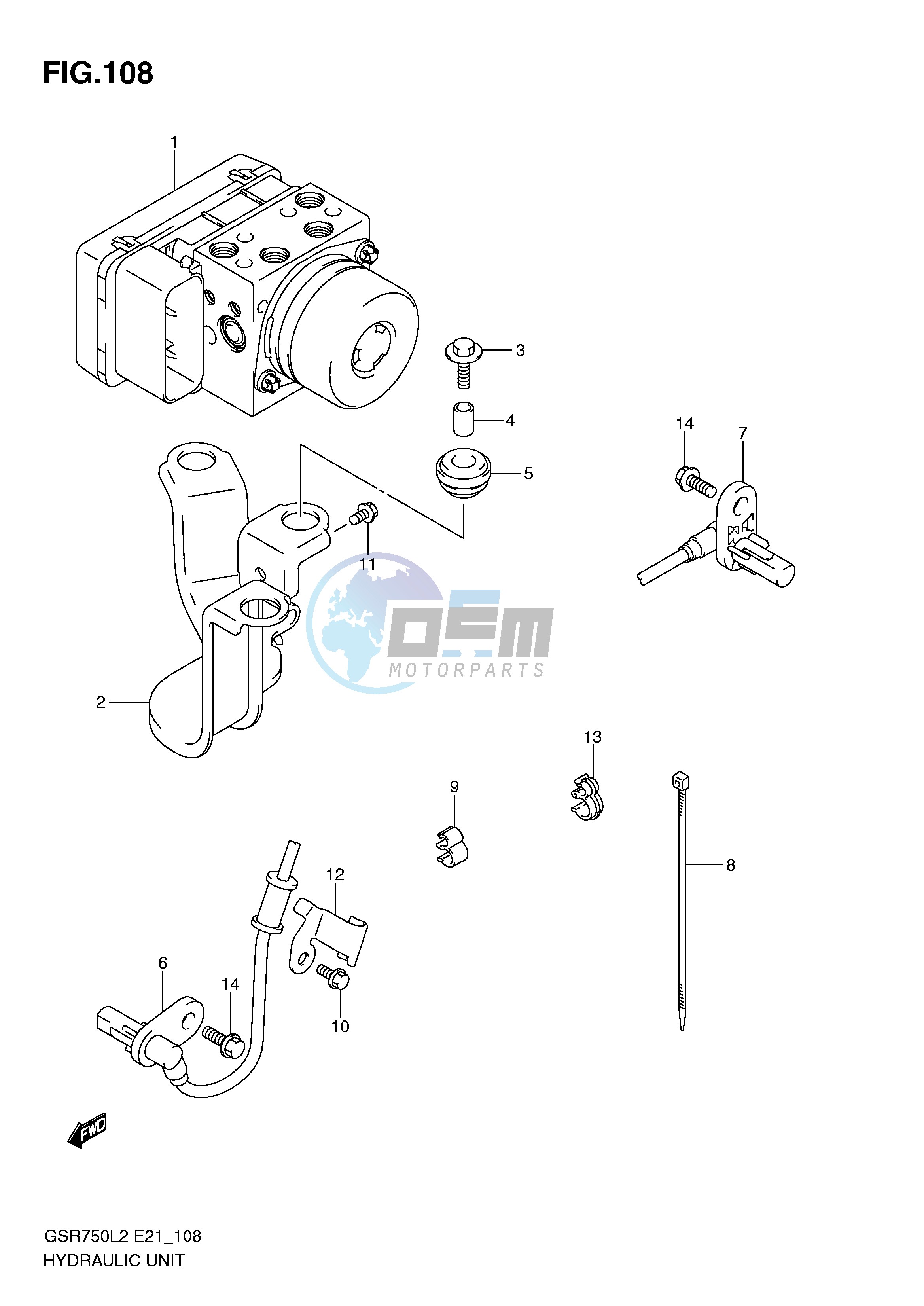 HYDRAULIC UNIT (GSR750AL2 E21)