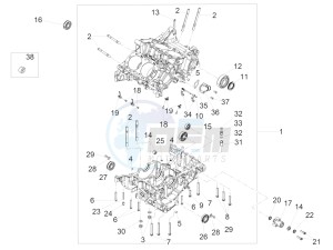 Tuono V4 1100 Factory (USA-CND) USA-CND drawing Crankcase I