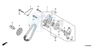 SH300AC drawing OIL PUMP