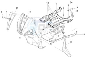 Liberty 125 Leader RST ptt(AU) Austria drawing Front shield-foot board-spoiler