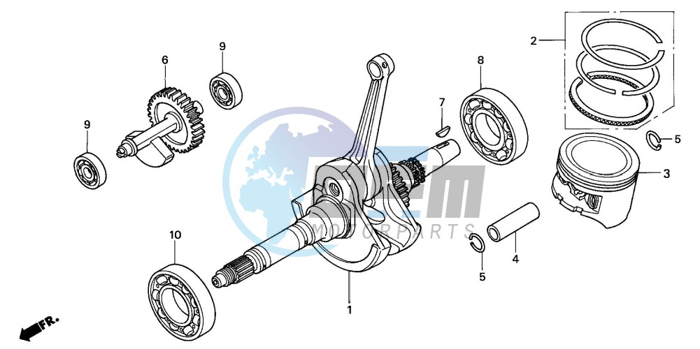 CRANK SHAFT/PISTON