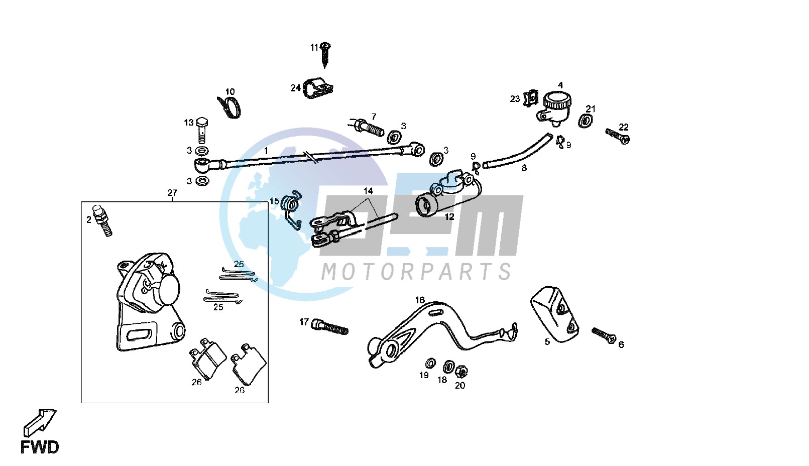 REAR BRAKING SYSTEM