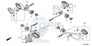 NC750SAF NC750S 4ED - (4ED) drawing WINKER