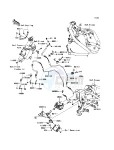 ER-6n ABS ER650D9F GB XX (EU ME A(FRICA) drawing Brake Piping