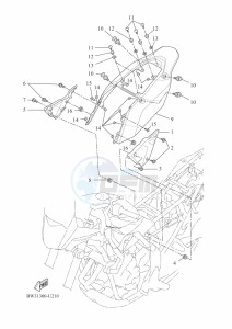 XTZ690 TENERE 700 (BEH1) drawing SIDE COVER