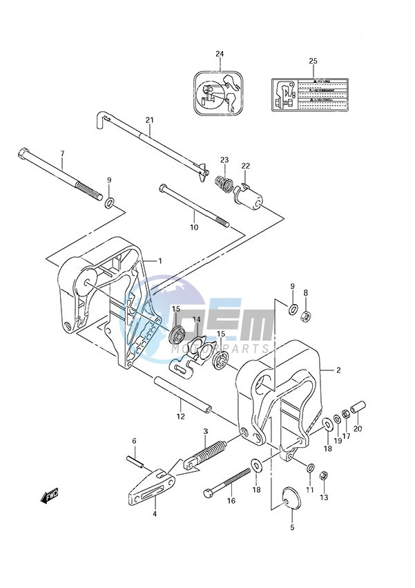 Clamp Bracket Non-Remote Control