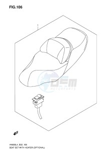 AN650 drawing SEAT SET WITH HEATER (OPTIONAL)