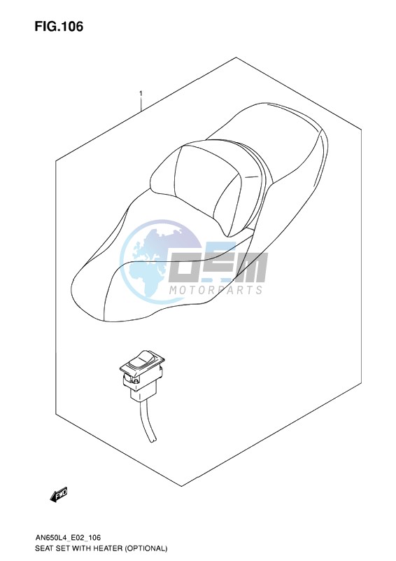 SEAT SET WITH HEATER (OPTIONAL)