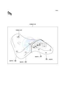 VN900_CUSTOM VN900C9FA GB XX (EU ME A(FRICA) drawing Seat