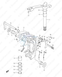 DF 100 drawing Swivel Bracket