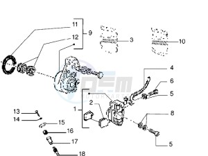 PX 125 E drawing Caliper