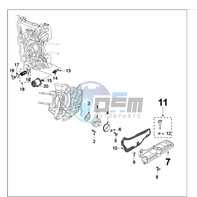 OIL PUMP FOR 19554