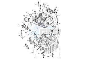 TT RE 600 drawing CYLINDER HEAD