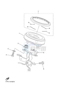 XVS950CU XV950 (1XC1) drawing METER