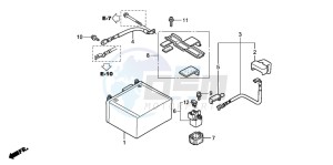 PES150R 125 drawing BATTERY