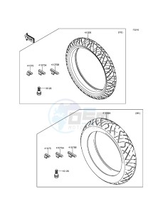 NINJA_300 EX300AFF XX (EU ME A(FRICA) drawing Tires