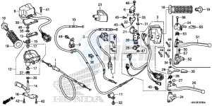 TRX500FE2E TRX500FE2 Europe Direct - (ED) drawing SWITCH/ CABLE