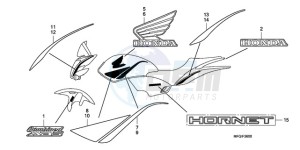 CB600F3A France - (F / CMF ST 25K) drawing MARK