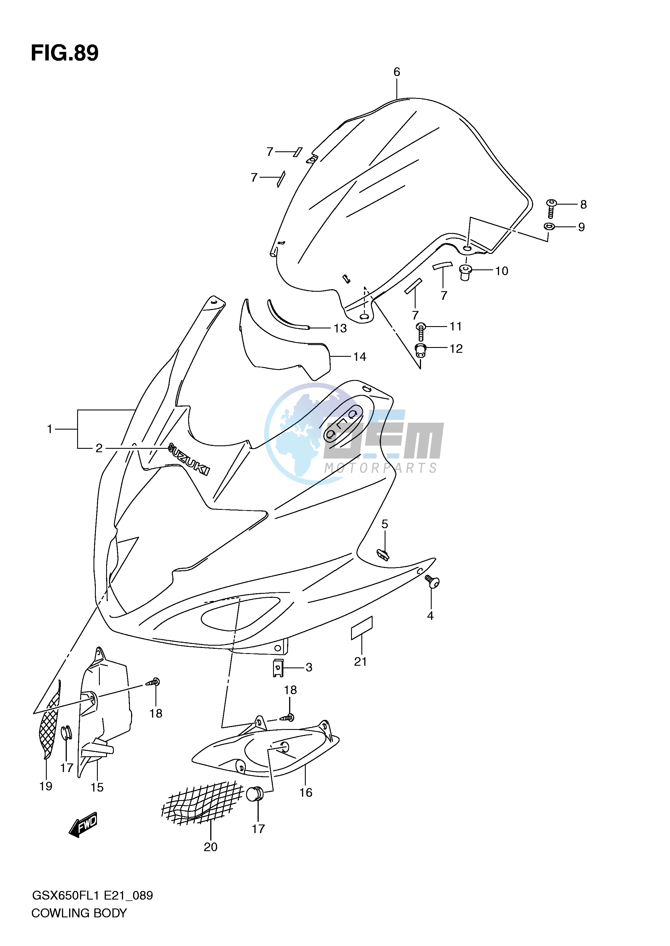 COWLING BODY