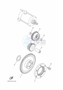 YFM700FWB YFM70KDXK (B6K3) drawing STARTER CLUTCH