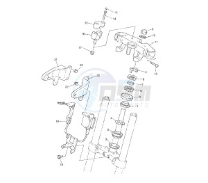 XJR 1300 drawing STEERING