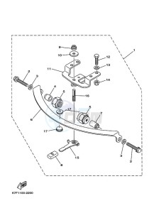 F115TLRC drawing TILLER-HANDLE