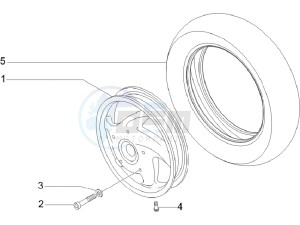 LX 125 4T ie E3 Vietnam drawing Front wheel