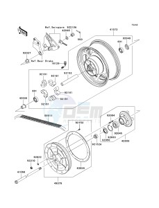 VN 2000 J [VULCAN 2000 CLASSIC LT] (8F-9F) J8F drawing REAR WHEEL_CHAIN