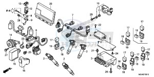 VFR1200XE CrossTourer - VFR1200X 2ED - (2ED) drawing SUB HARNESS