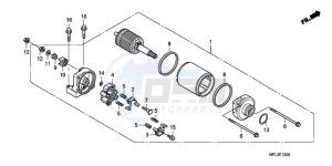 CBR1000RR9 UK - (E / MK) drawing STARTING MOTOR