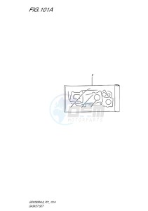 GSX-250 RA drawing GASKET SET