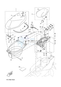 NS50N NITRO NAKED (1PL7 1PL7) drawing SEAT & CARRIER