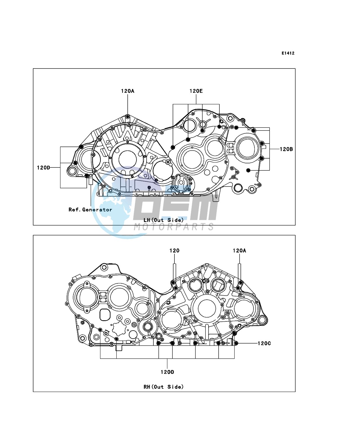 Crankcase Bolt Pattern