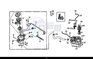 MASK 50 (XE05W1-IT) (L7-L9) drawing FUEL TANK / MASK 50 (XE05W1-IT) (L7-L9)