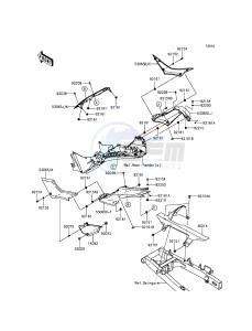 Z300_ABS ER300BFF XX (EU ME A(FRICA) drawing Side Covers/Chain Cover