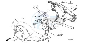 PES125R9 UK - (E / MKH STC) drawing HANDLE PIPE/HANDLE COVER