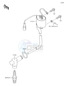 KX85 KX85CHF EU drawing Ignition System