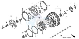 VFR800A9 Europe Direct - (ED / ABS MME) drawing CLUTCH