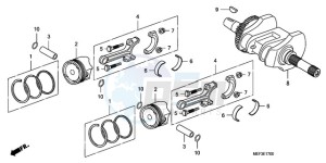 FJS400D9 SI - (SI) drawing CRANKSHAFT/PISTON