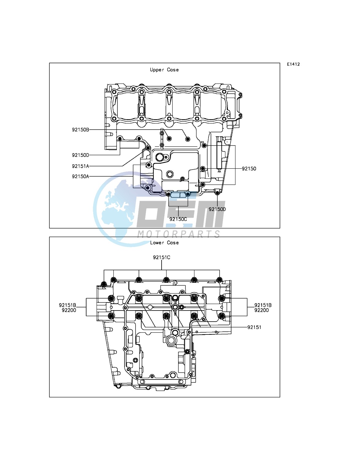 Crankcase Bolt Pattern