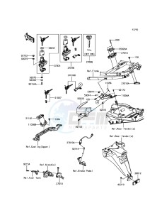 ZZR1400 ABS ZX1400JGF GB XX (EU ME A(FRICA) drawing Ignition Switch