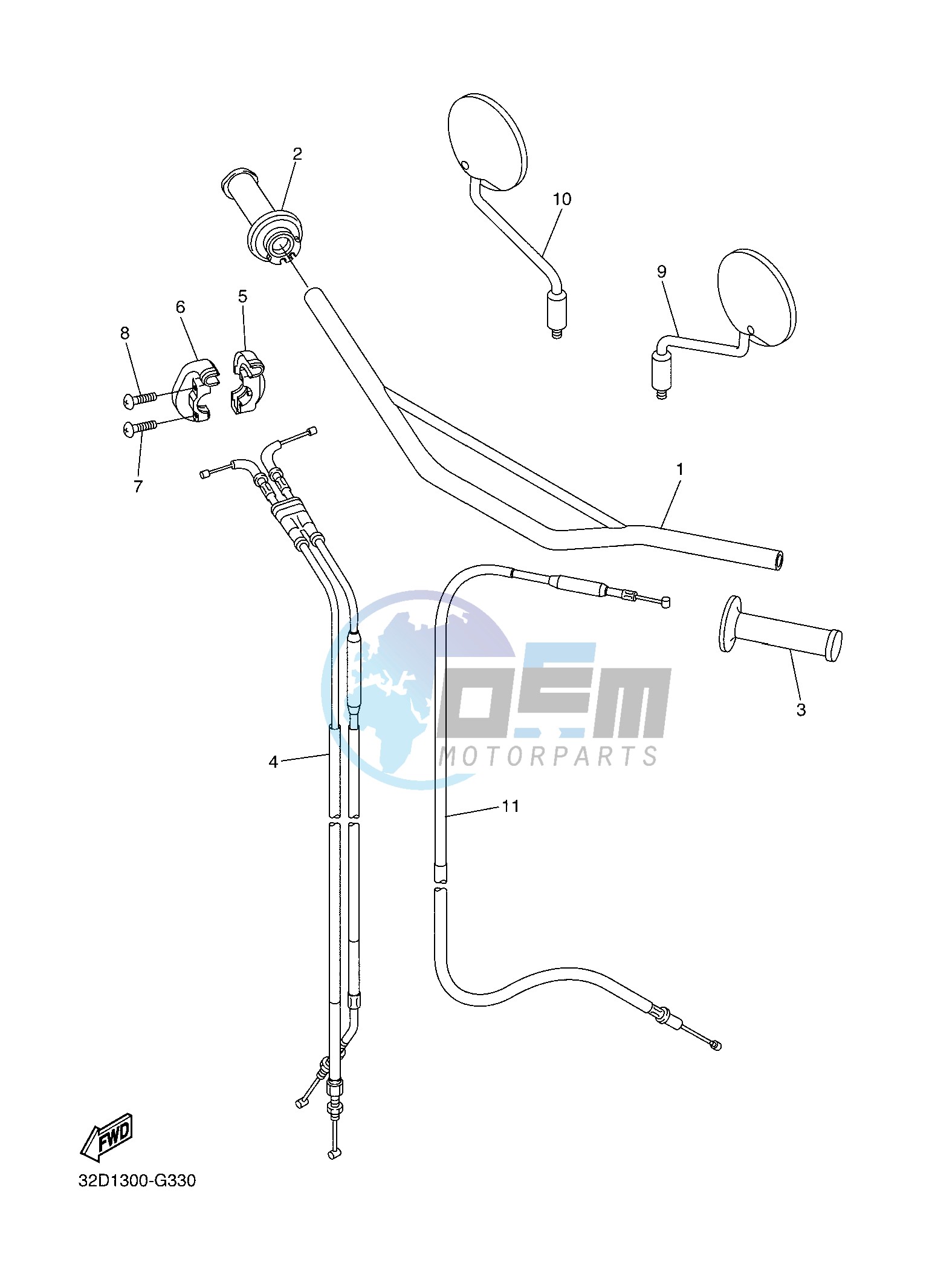 STEERING HANDLE & CABLE