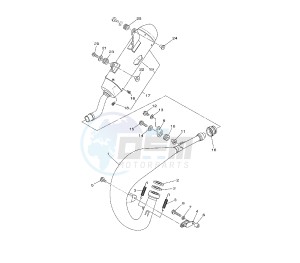 YZ LC 125 drawing EXHAUST