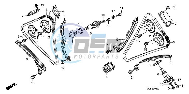 CAM CHAIN/TENSIONER