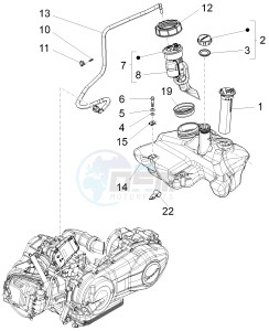 S 125 4T 3V E3 ie Taiwan drawing Fuel Tank