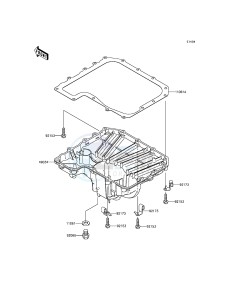 Z800 ABS ZR800DFF UF (UK FA) XX (EU ME A(FRICA) drawing Oil Pan